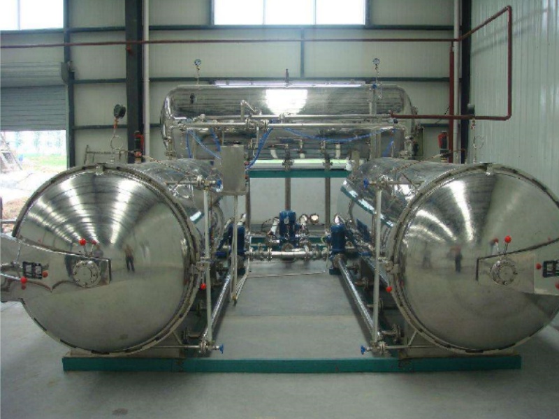 Evaporated milk secondary sterilization system