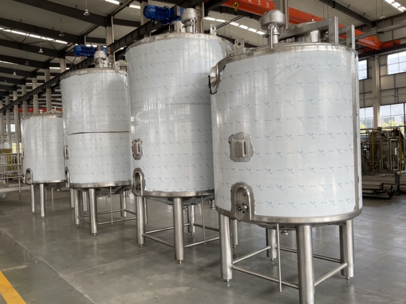Single-layer stainless steel mixingblending tank